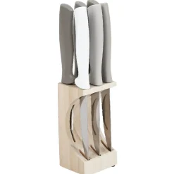 Gifi Support bois et 6 couteaux de cuisine Hot