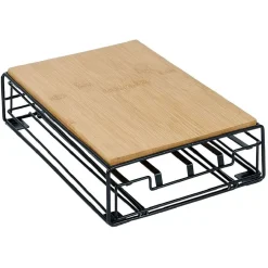 Gifi Support machine à café avec tiroir à capsules 21x31xH7,5cm Hot