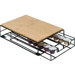 Gifi Support machine à café avec tiroir à capsules 21x31xH7,5cm Hot