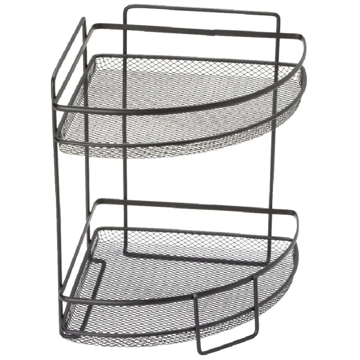 Gifi Étagère d'angle vintage métal noir 2 niveaux Online