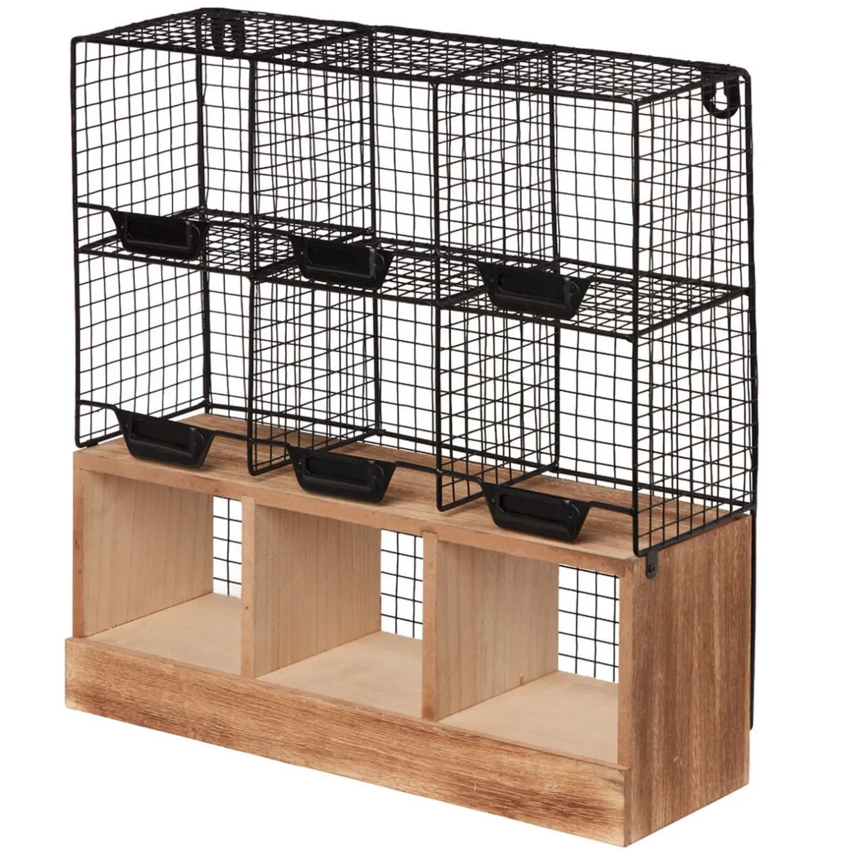 Gifi Étagère de cuisine 6 casiers pour épices noir naturel Discount