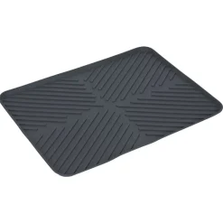 Gifi Tapis égouttoir en plastique rainuré gris - L.40xl.30cm Hot