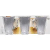 Gifi Tasse à café en verre transparent x3