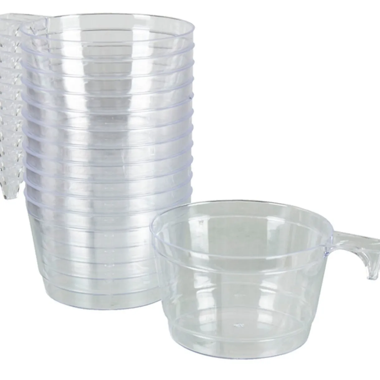 Gifi Tasse à café plastique transparent x12
