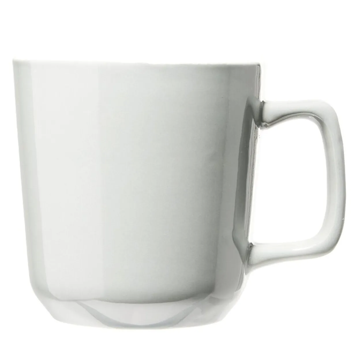 Gifi Tasse en grès carrée gris avec anse Ø9,4xH10cm 420ml Online