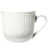 Gifi Tasse en porcelaine Colombe embossé blanc 250ml H8cm Outlet