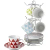 Gifi Tasse expresso losanges colorés x6 Best