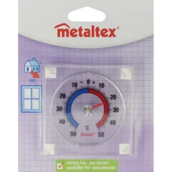 Gifi Thermomètre 4 saisons Métaltex adhésif fenêtre extérieure Best