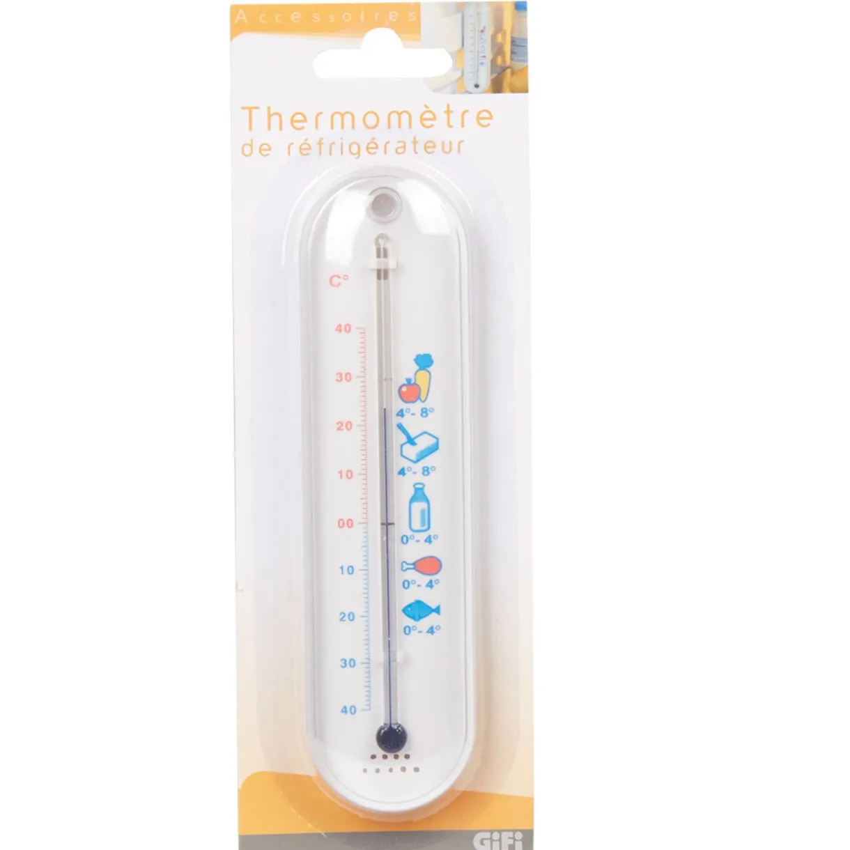 Gifi Thermomètre de réfrigérateur blanc Outlet