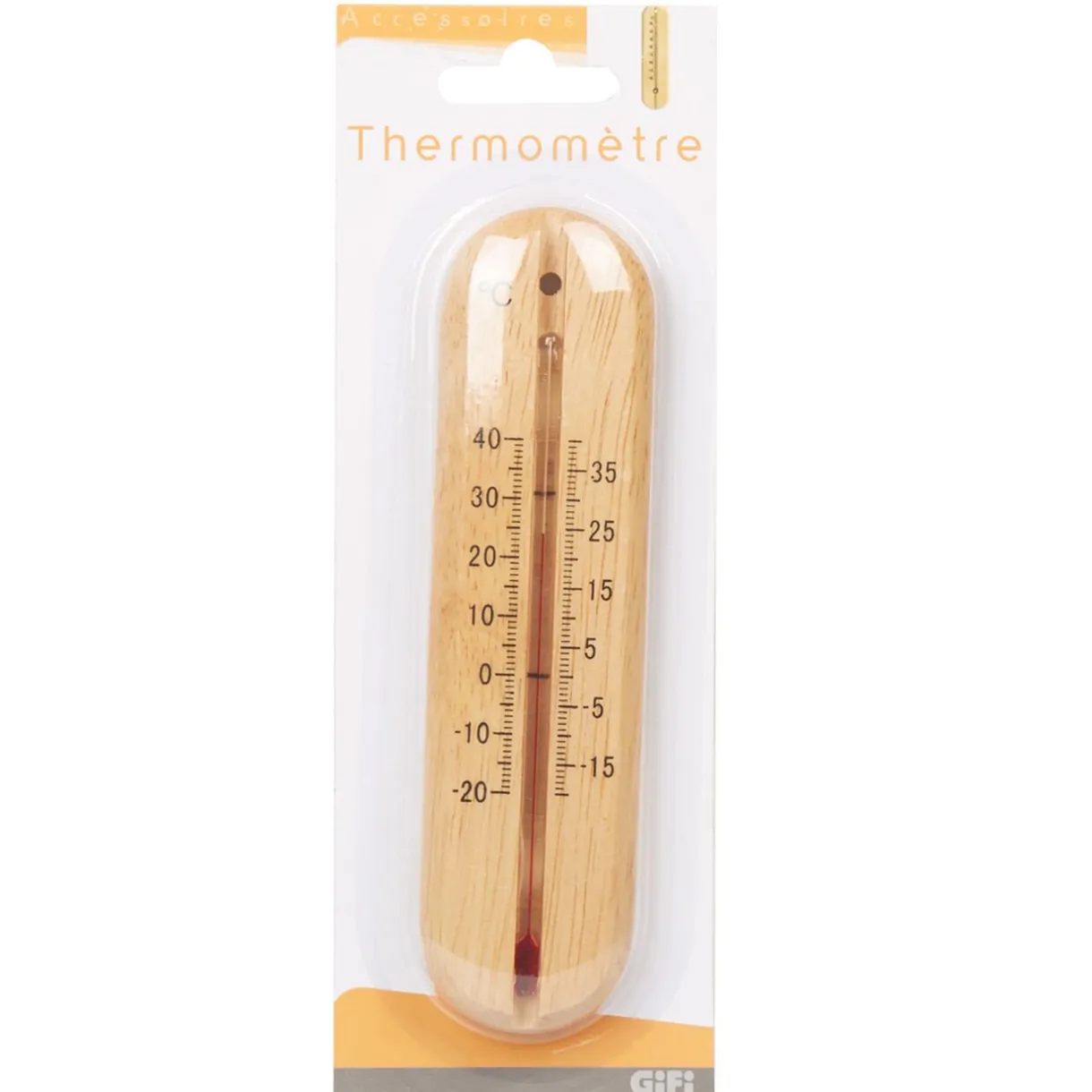 Gifi Thermomètre en bois