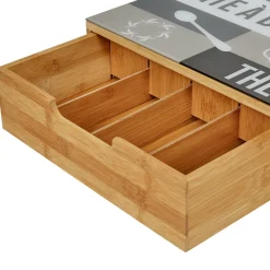 Gifi Tiroir toutes dosettes gris blanc et naturel Clearance