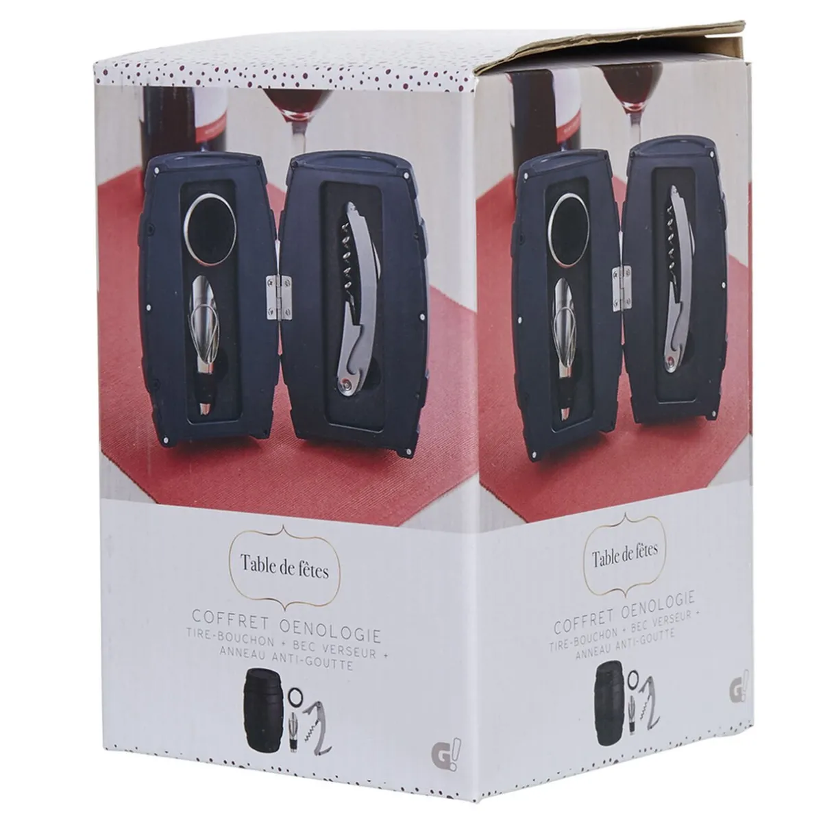 Gifi Tonneau à accessoires à vin