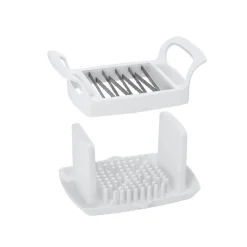 Gifi Tranche légume fruit fromage Metaltex 6 lames avec réservoir New