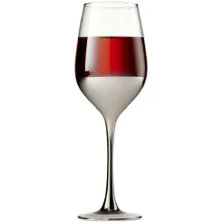 Gifi Verre à pied Oksana argenté 35cL x4 Clearance