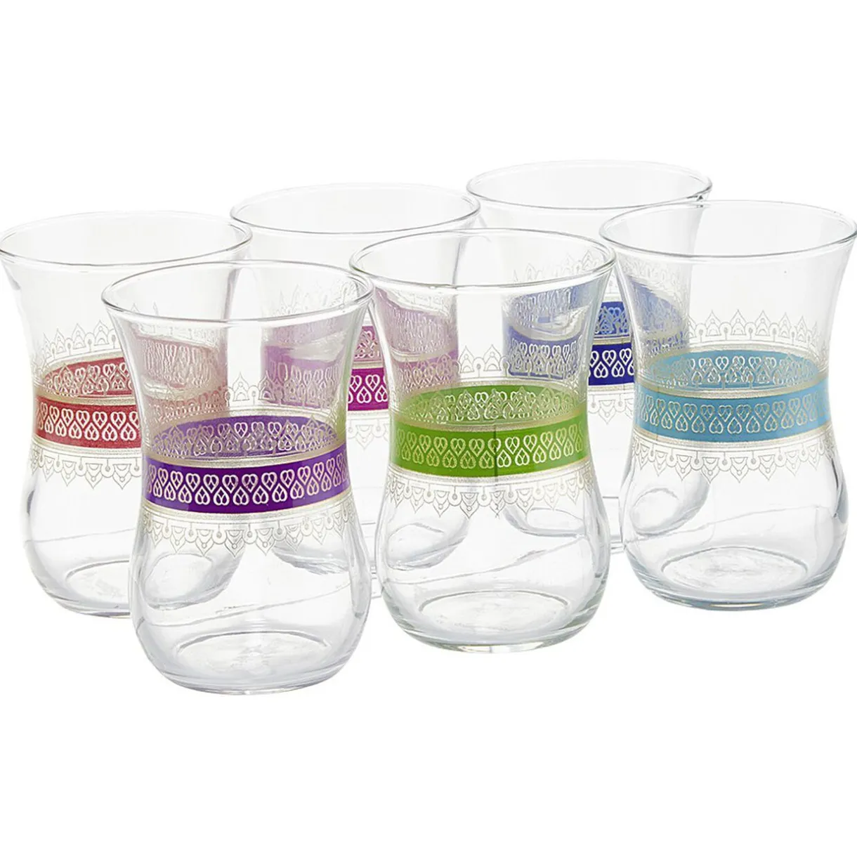 Gifi Verre à thé motif oriental Touareg x 6