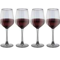 Gifi Verre à vin argenté x4