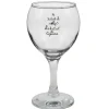 Gifi Verre à vin transparent design Le bistrot des copains x3 Sale