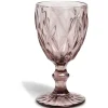 Gifi Verre à vin violet relief Best
