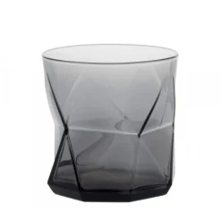 Gifi Verre bas Cassiopea noir transparent 33 cl Sale