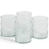 Gifi Verre bas 28cl en verre recyclé transparent Ø7,7xH8,5cm New