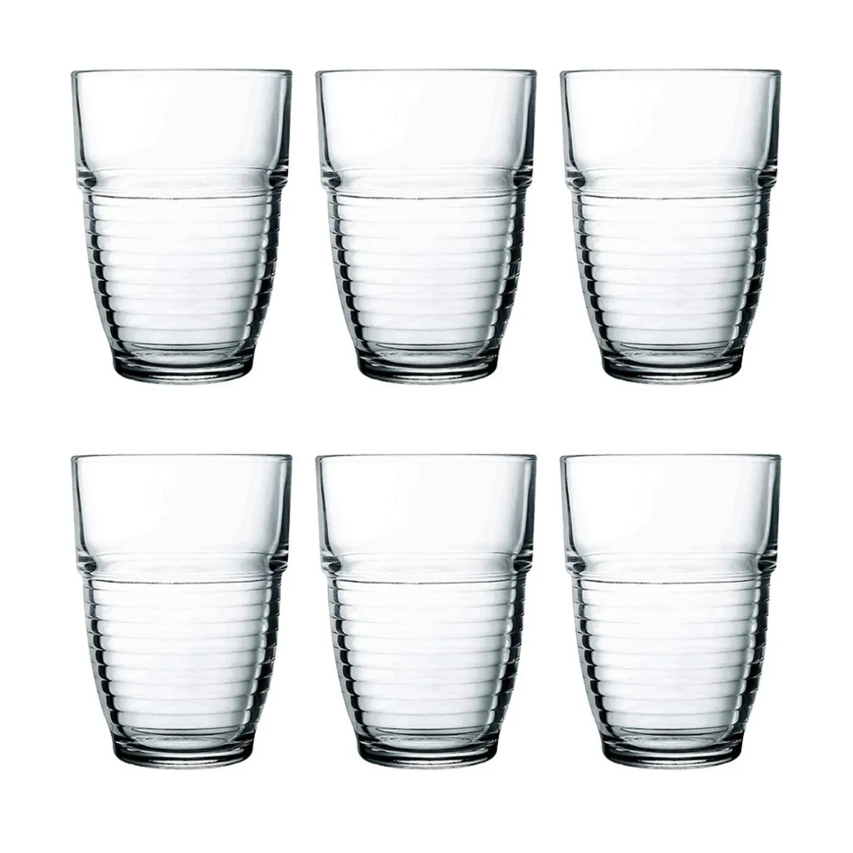 Gifi Verre bas transparent 26 cl x6