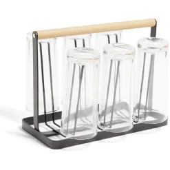 Gifi Verre 22cl transparent x6 avec support