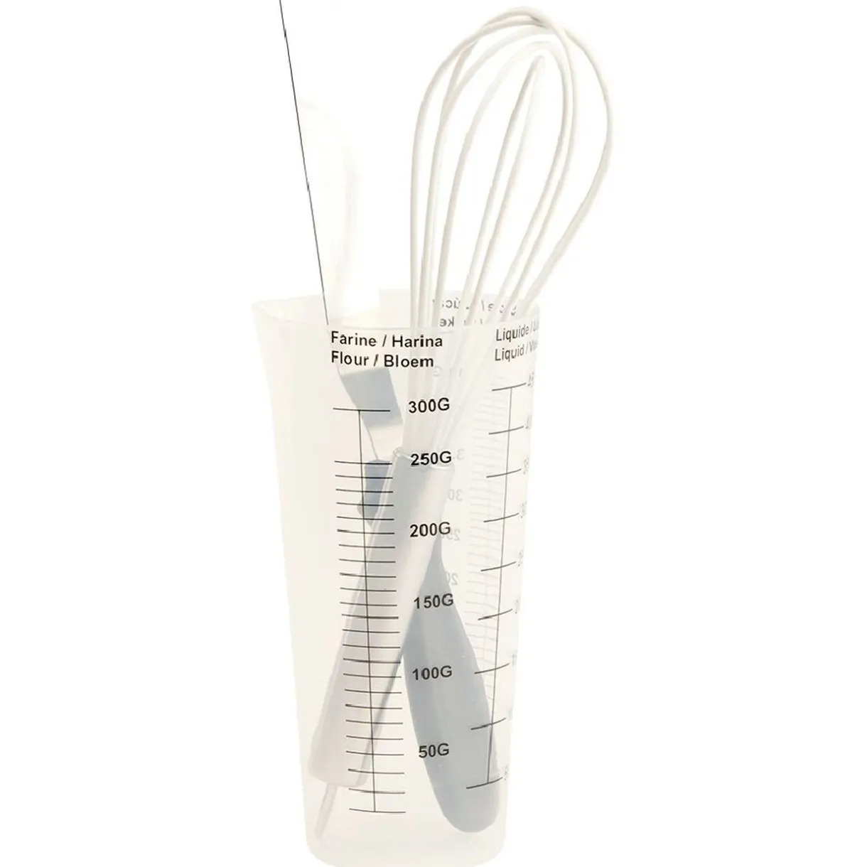 Gifi Verre doseur avec fouet et spatule Outlet