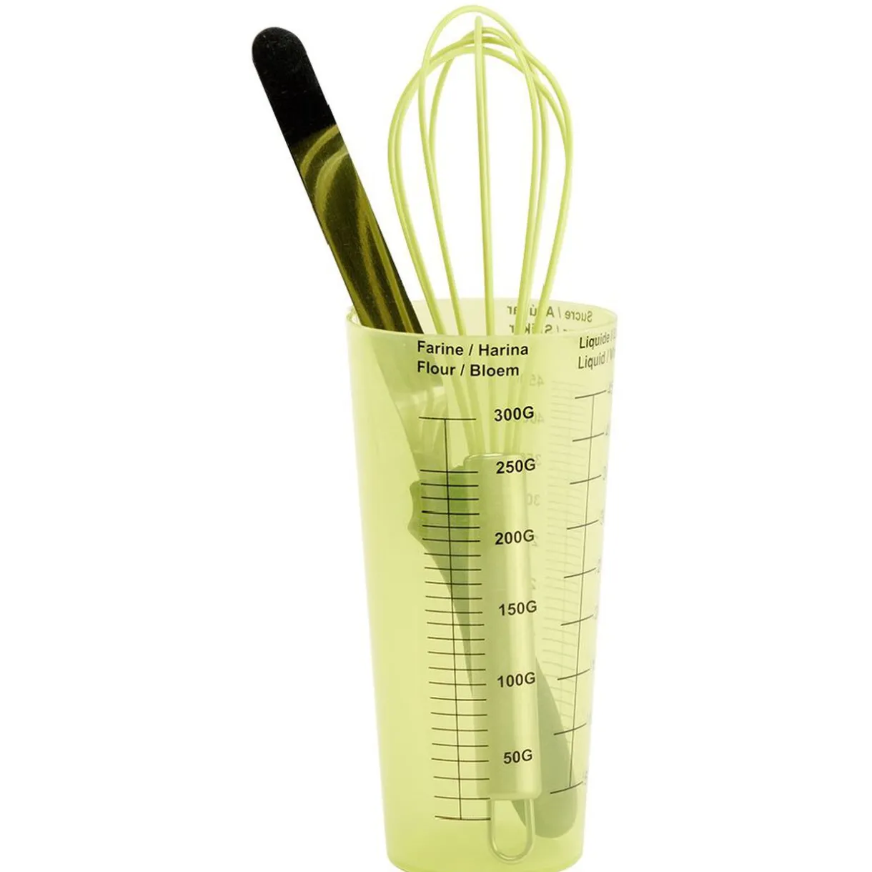 Gifi Verre doseur avec fouet et spatule Outlet