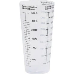 Gifi Verre doseur en plastique blanc New
