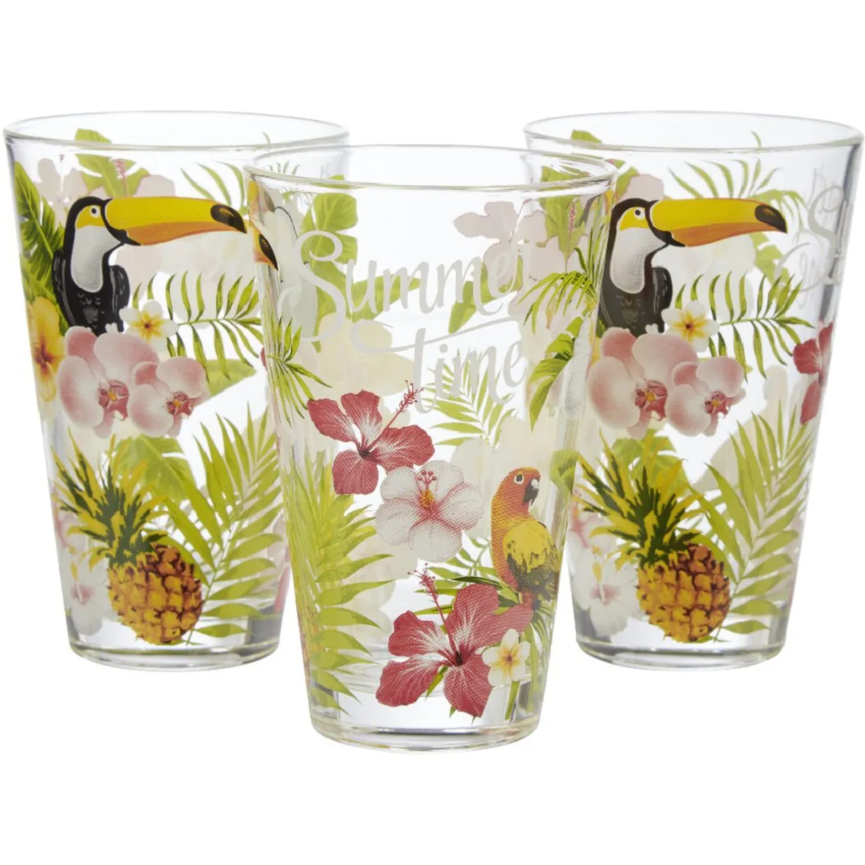 Gifi Verre haut Nadia Jungle x 3