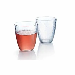 Gifi Verre Luminarc motif embossé écaille transparent x6 Hot