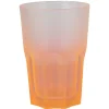Gifi Verre Luminarc orange fluo Discount