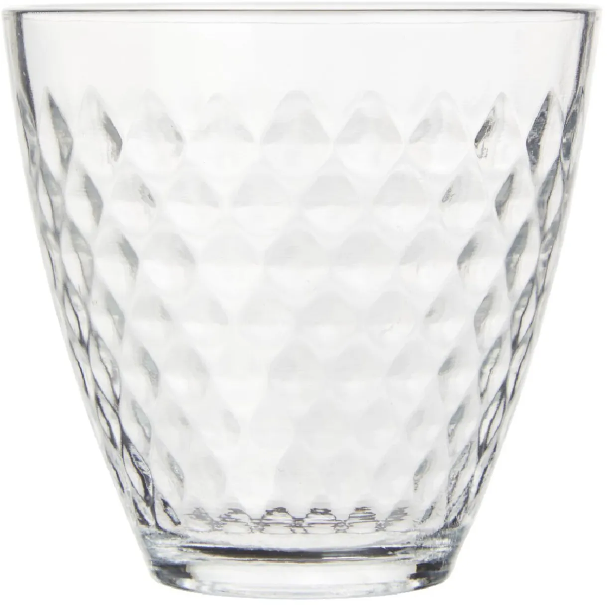 Gifi Verre transparent design point relief 25 cl x12