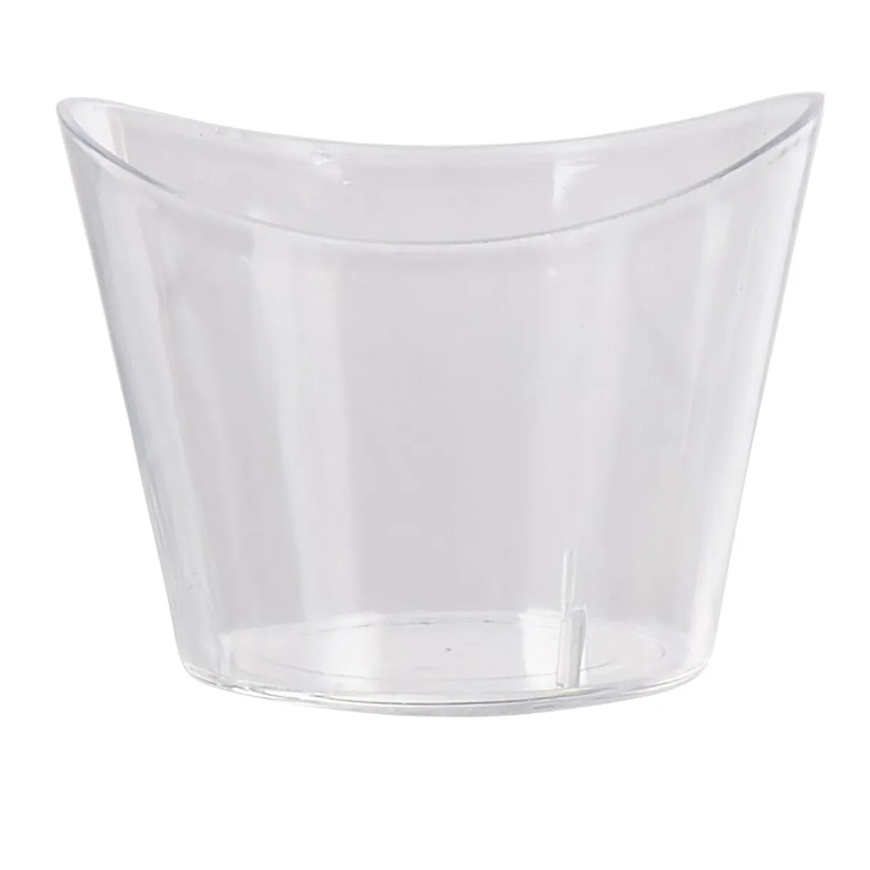 Gifi Verrine ovale en plastique réutilisable x10
