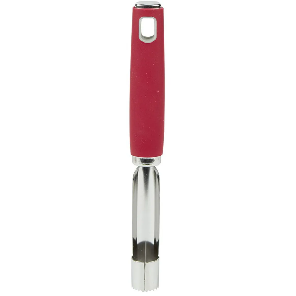 Gifi Vide pomme inox avec manche en polypropylène rouge Hot