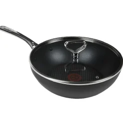 Gifi Wok Tefal Reserve Collection tous feux couvercle verre Hot