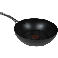 Gifi Wok Tefal Reserve Collection tous feux couvercle verre Hot