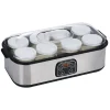 Gifi Yaourtière 8 pots en aluminium gris Best